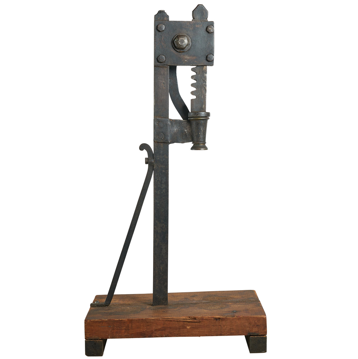 Wrought Iron Wine Cork Press Architectural Artifacts, Inc.