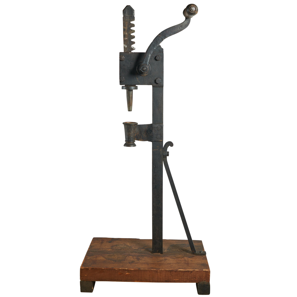 Wrought Iron Wine Cork Press Architectural Artifacts, Inc.