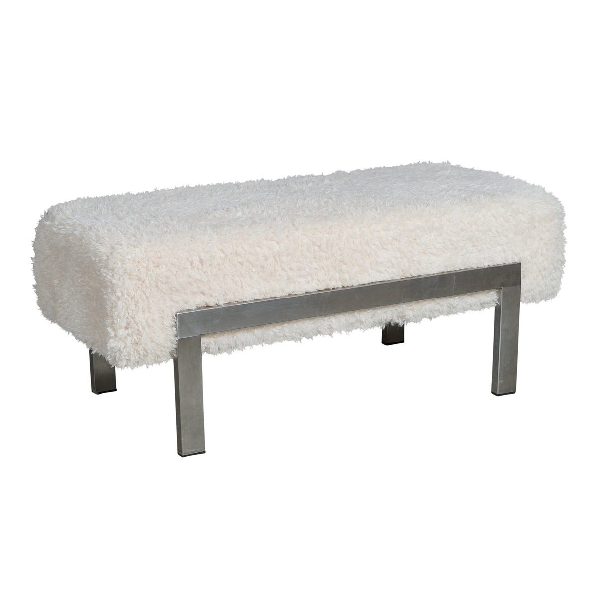 Mid Century Upholstered Bench | Architectural Artifacts, Inc.