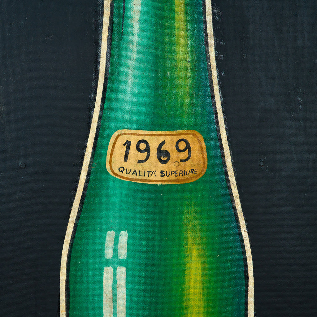 Hand Painted Advertising Sign For Soave Bolla