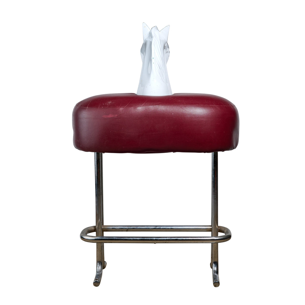 Mid-Century Child's Barber Chair with Horse Head