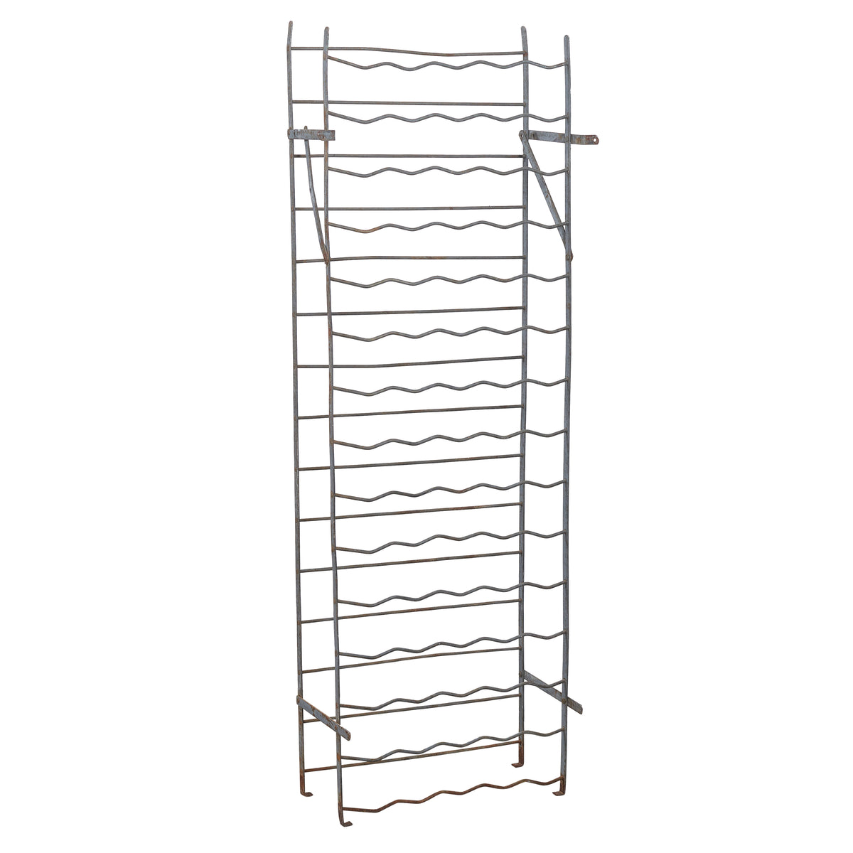 Iron Wall Mounted Wine Rack | Architectural Artifacts, Inc.