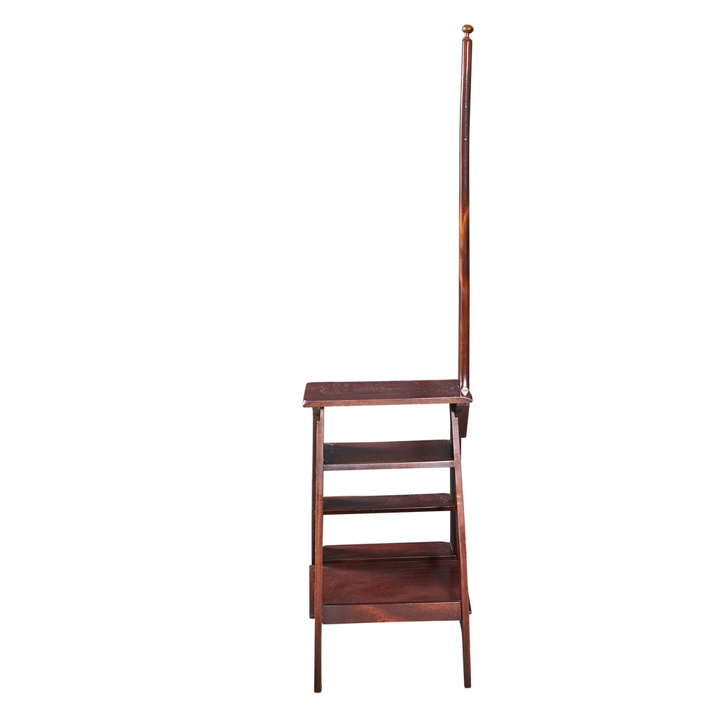 Library Ladder with Brass Top Handle