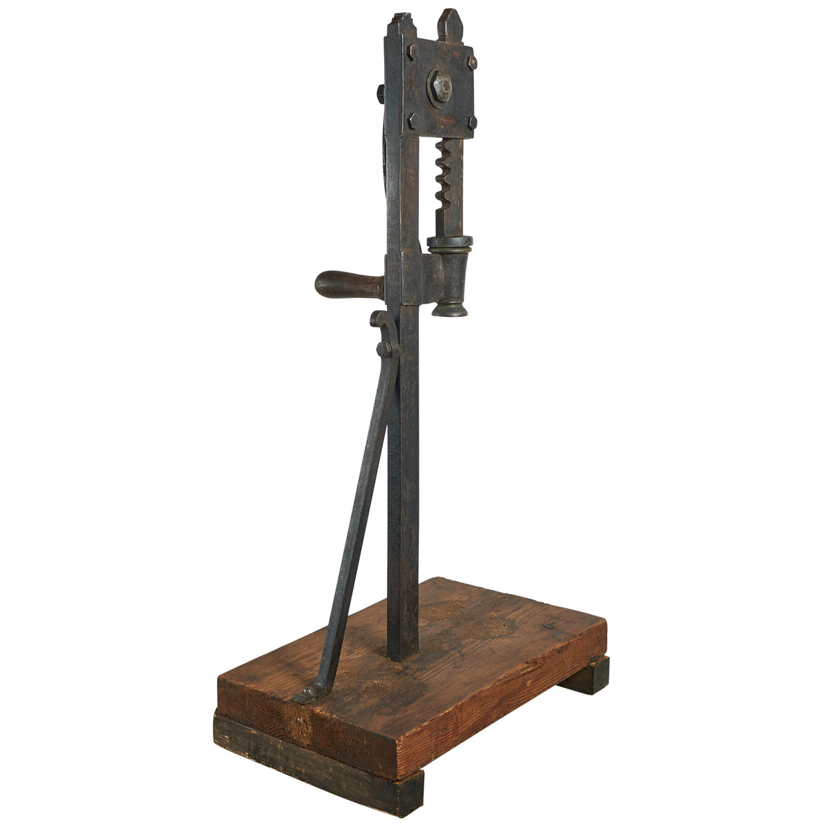 Wrought Iron Wine Cork Press Architectural Artifacts, Inc.