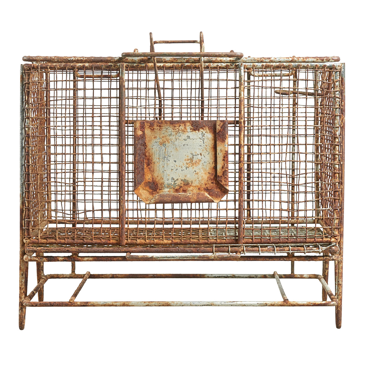 Wire Cage For Shipping Shell Fish | Architectural Artifacts, Inc.
