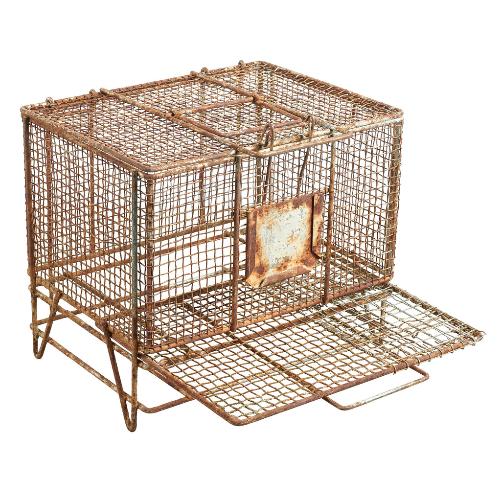 Wire Cage For Shipping Shell Fish | Architectural Artifacts, Inc.
