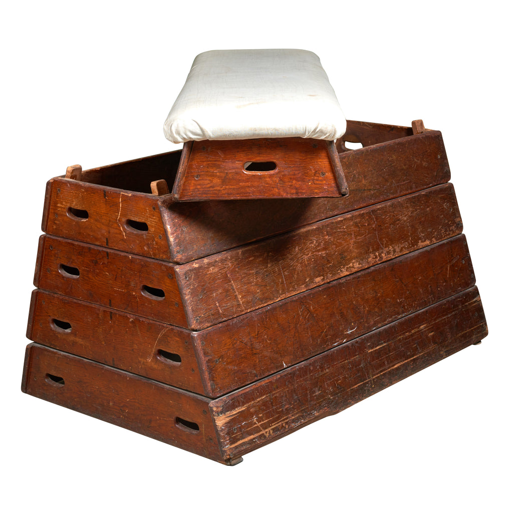 Five Tier Vaulting Box with Upholstered Top
