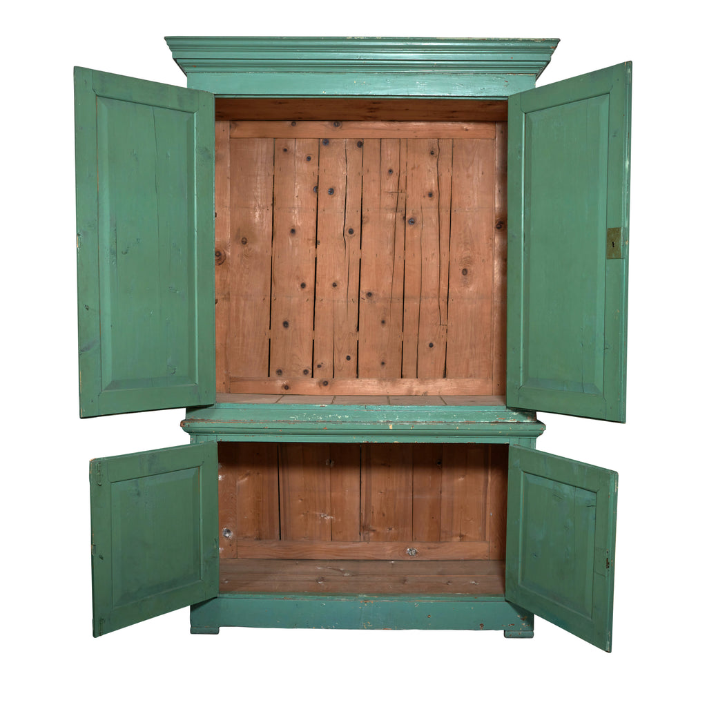 Two Tier Cabinet with Original Exterior Paint