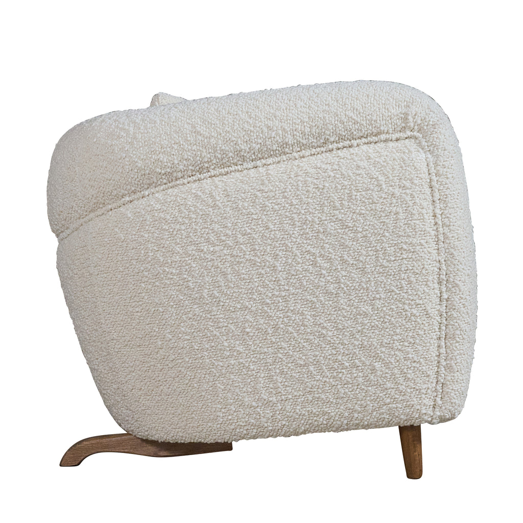 Pair of Boucle Upholstered Chairs