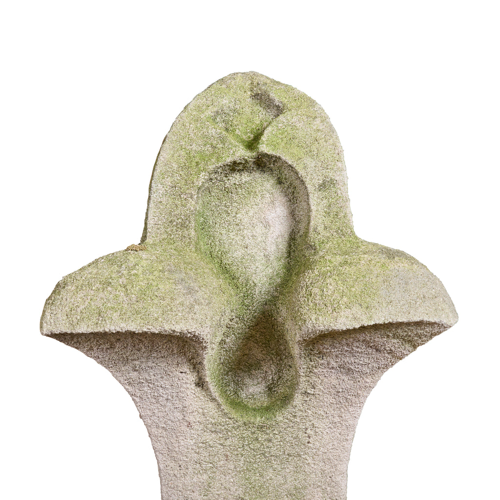 Carved Limestone Rooftop Finial