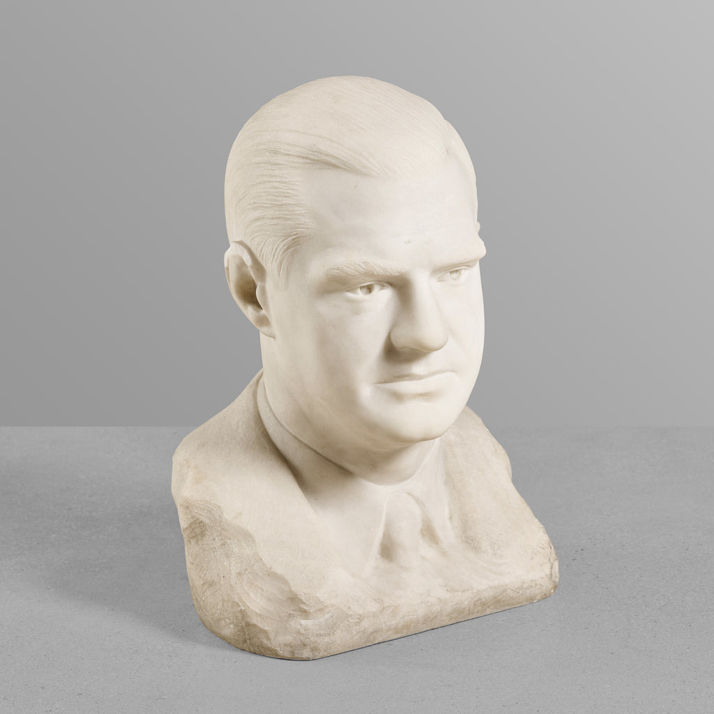 Carrara Marble Bust of Important Dude