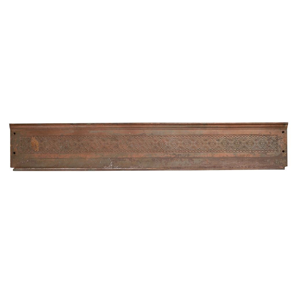 Double Sided Copper over Cast Iron Stair Riser from the Chicago Stock Exchange