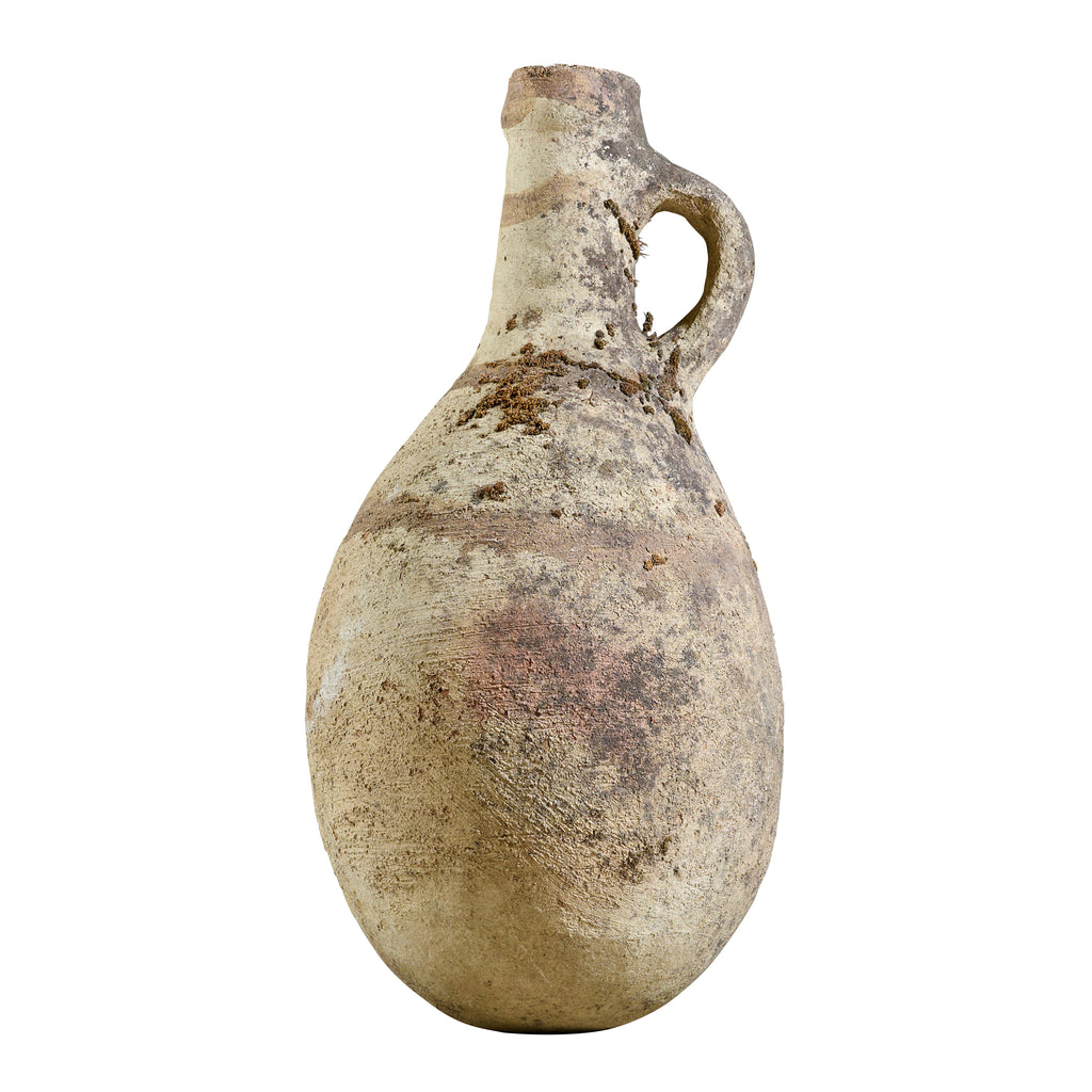 Terra Cotta Wine Vessel with Handle