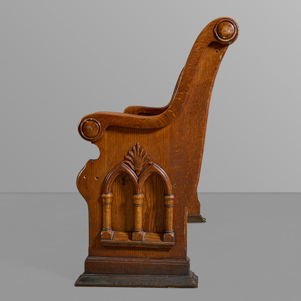 Oak Church Pew