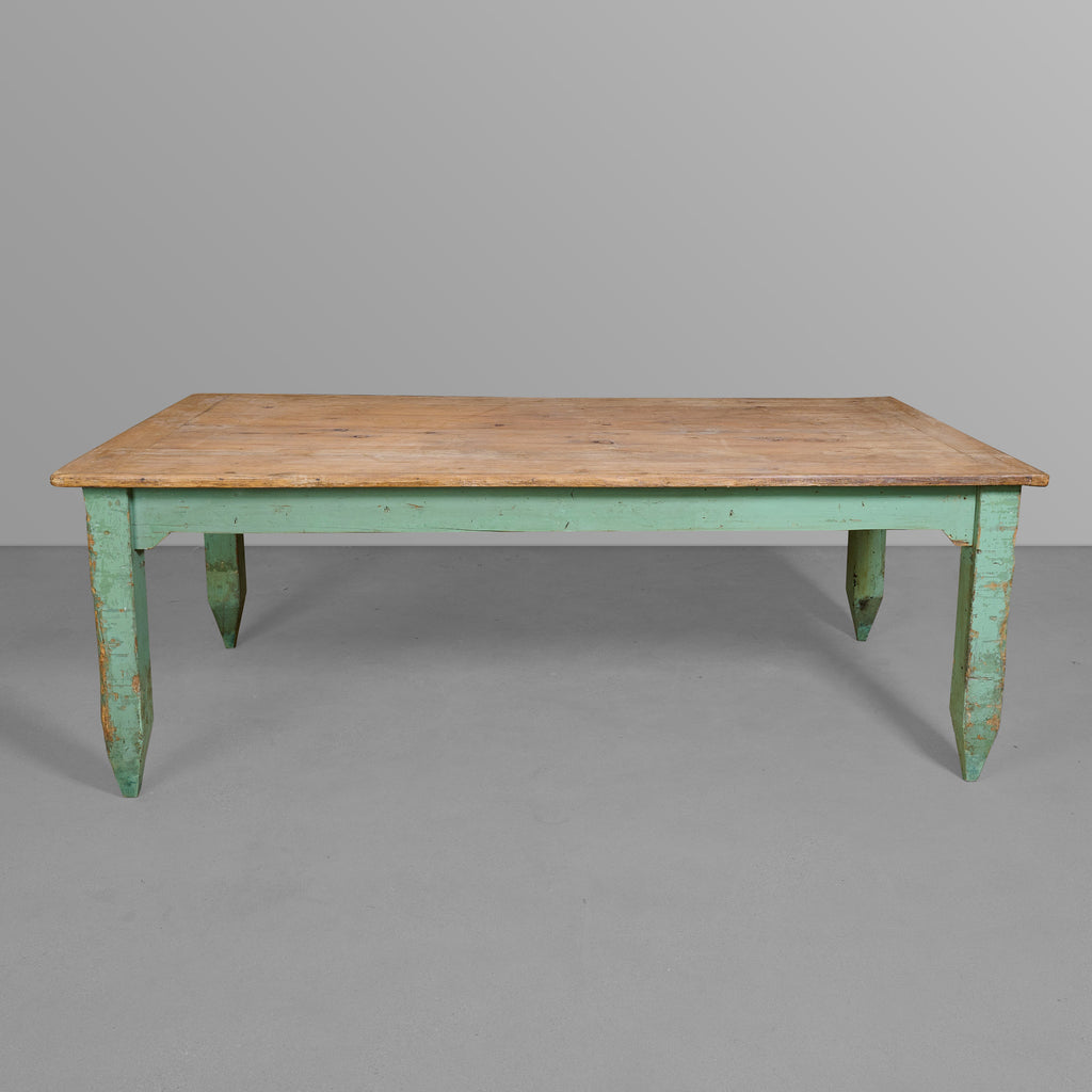 Pine Table with Unpainted Top