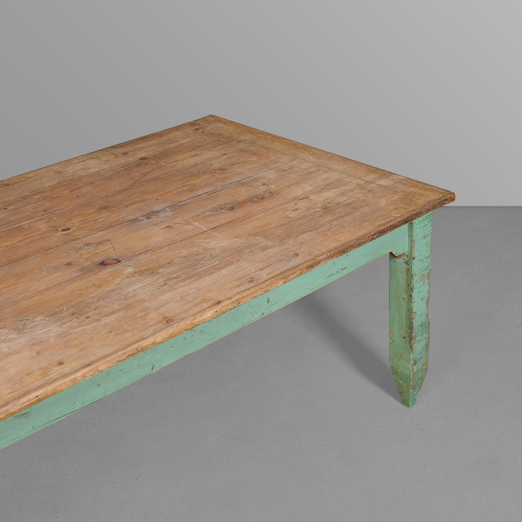 Pine Table with Unpainted Top