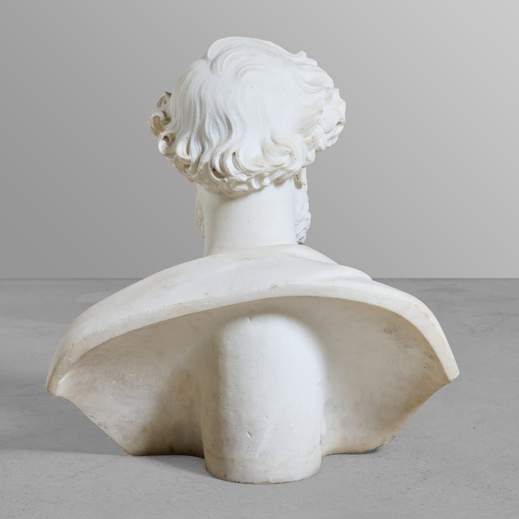 Carrara Marble Bust of an Elder