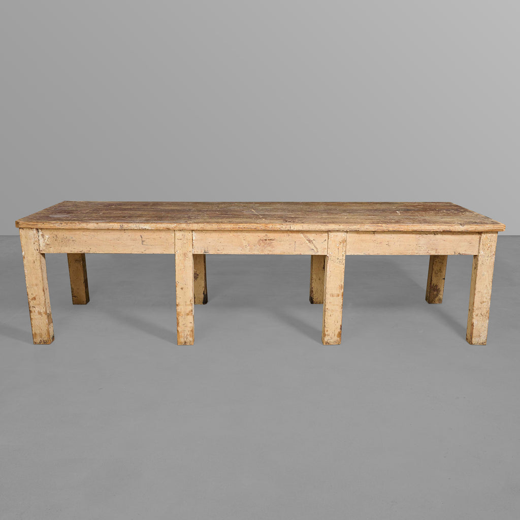 Eight Leg Table with Tenon Construction