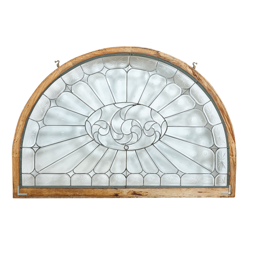 Wheel Arch Cladding Window Restored Beveled & Wheel Cut Arch Top Window | Architectural Artifacts ...